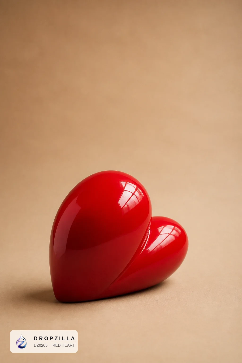 Red Heart — Home Decor — Cast aluminium with a high-gloss red finish — Dropzilla
